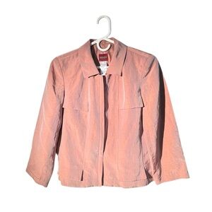 Kenzo Parts Vintage Pink Lightweight Jacket European Size 40 Or US Size 8 Rare